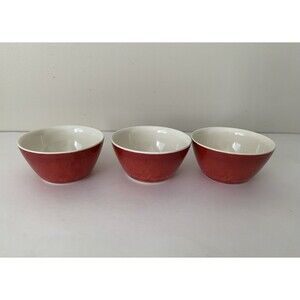 Melamine Dipping Sauce Bowls Small Red White Set of 3 Better Homes And Gardens